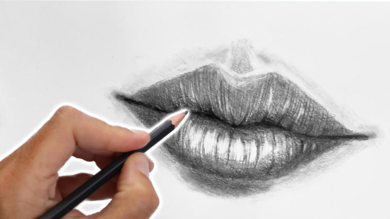 How To Draw Realistic Lips – A Step By Step Process